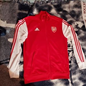 Adidas *European IMPORT* ARSENAL 2021 NWOT zipup Men's Medium Jacket.